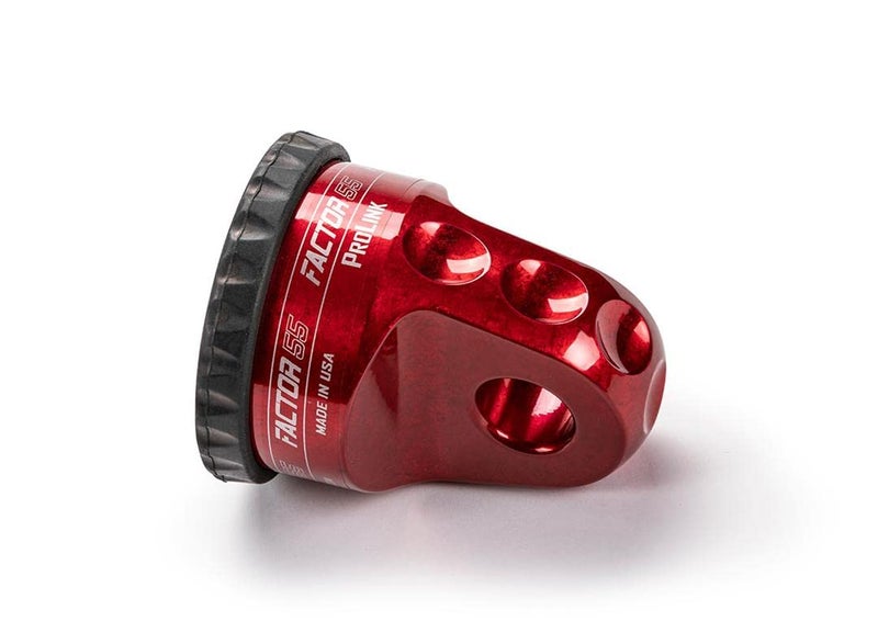 Factor 55 00015-01 Prolink Original Shackle Mount Replaces Winch Hook with a Stronger Shackle D-Ring Mount Max Load Rating 16,000 lb Ideal for 4x4 Off Road Adventures - Red. - Image 1
